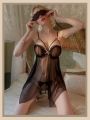 Váy Ngủ Bèo Xuyên Thấu (Không kèm ren mắt) - B.Lingerie. 
