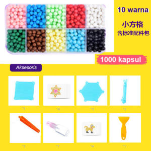 600/1000/1500/2400/4800/6000 PCS DIY Anak Magic Water Beads Kerajinan Tangan Mainan Edukasi Anak