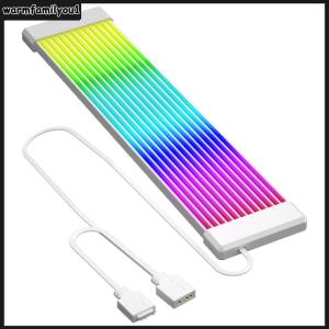 【New Arrival】 5V 3Pin ยืดหยุ่น Light Bar 8/24PIN เมนบอร์ดขยายสาย ARGB Sync PC สำหรับแหล่งจ่ายไฟคอมพิวเตอร์