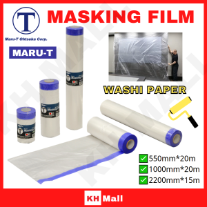 Maru-T Masking Film/ Handy Film for Painting and Spraying/ Body Masking/ Protection Covering Protective Sheet [Good Quality]