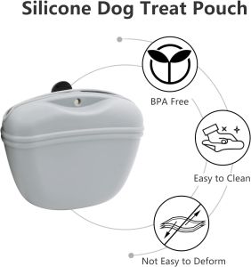 Dog Training Waist Bag Pet Portable Training Pouch Dog Snack Prizes Treat Bag Pet Treat Pouch Delicious Bag Dog GXLYP02
