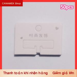 CS 50pcs đơn giản tóc Clip bao bì thẻ giấy Thời Trang Phụ kiện tóc hiển thị thẻ tóc Clip tông kẹp tóc thẻ chủ sở hữu