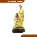PATUNG KELUARGA KUDUS 20 CM / PATUNG YESUS MARIA YOSEP / PATUNG KELAHIRAN YESUS / PATUNG BUNDA MARIA. 