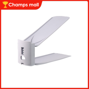 White/Gray Double Layer Shoe Rack Plastic Space-saving Double-layer Shoe Stand For Storage Shoes