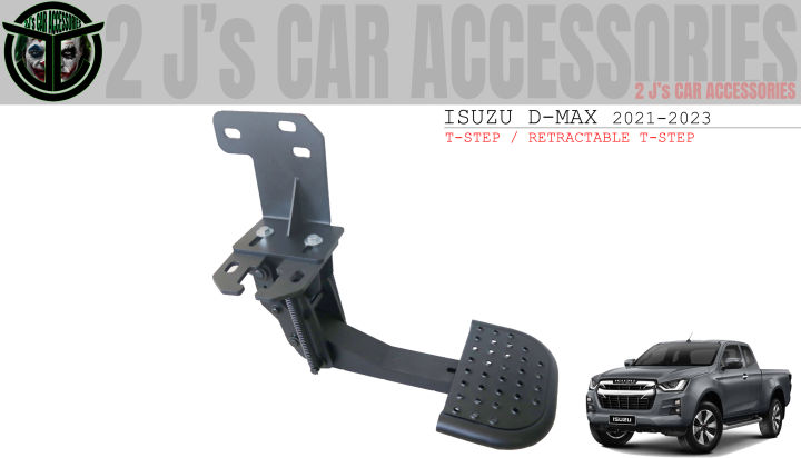 ISUZU D-MAX / DMAX 2021 TO 2025 RETRACTABLE T-STEP / REAR STEP BOARD ...