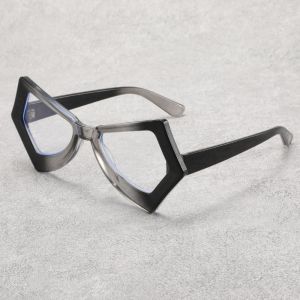 HESONG Butterfly Shape Butterfly Frame Glasses Blue Light Filtering Irregular Frame Fashion Eyewear Fashion Oversized Frame Oversized Eyeglasses for Women