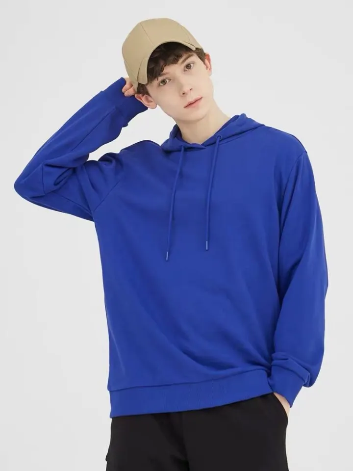 Plain hoodie no clearance pocket