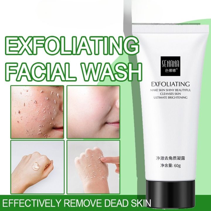 Exfoliating Facial Cleanser Deep Cleaning Face Body Whitening Facial ...