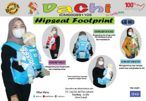 Gendongan Bayi Murah Hipseat Motif Footprint (GH001)