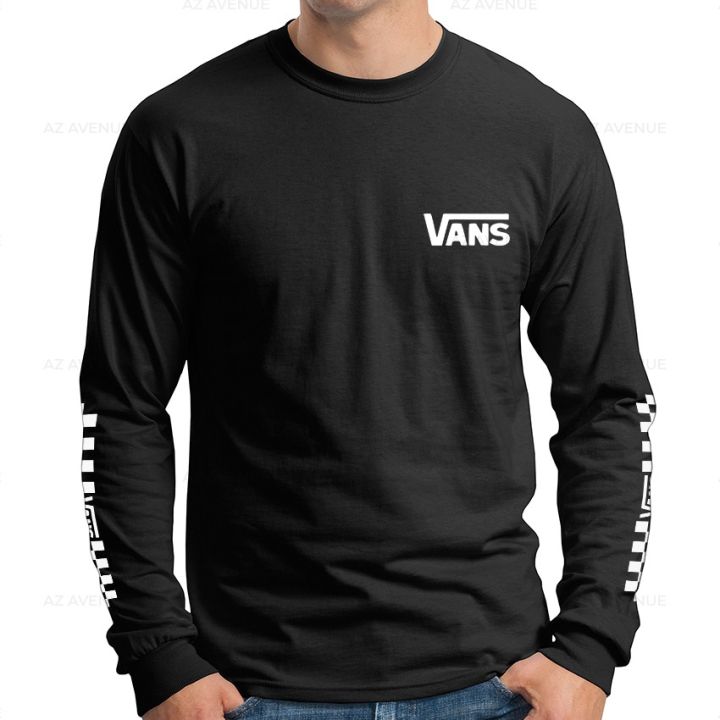 Kaos vans off 2025 the wall lengan panjang