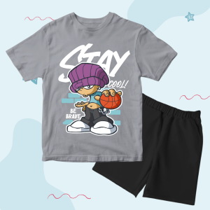 Code8.id DTF2 Baju Kaos Distro Harian Setelan Anak Laki Laki Karakter Cowo Basket Keren