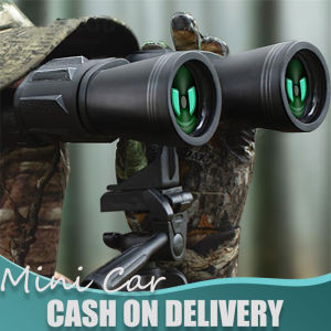 Teropong 50000M German Military 20X50 Zoom HD BAK4-Prism Powerful Binoculars Long Range Professional Telescope Low Night Vision Camping