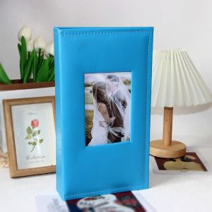 RJQFNG 4R 6 Inch 300 Pockets Photo Album PU Leather Cover Large Capacity Picture Storage Album Sturdy Binding Black Inner Page Insert Pocket Album Family Memory Collection