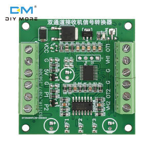 Diymore Pwm Để Điện Áp Servo Aeromodelling Receiver kênh đôi Receiver Bộ chuyển đổi tín hiệu Hội Đồng Quản Trị Cho Xe Tăng Crawler Pin xe cơ giới Điều Khiển