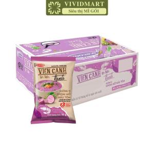 [THÙNG 40 GÓI] - ACECOOK - Viên canh ăn liền Kanli 2 vị: Canh chua tôm Canh khoai mỡ nấu tôm Viên canh Kanli ăn liền (10g/gói)