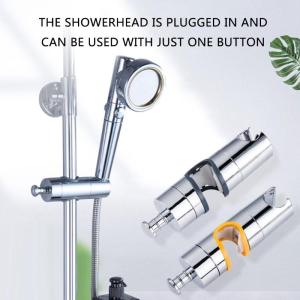 Upgrades Shower Head Mount easy installs Shower Sprays Holder Adjustable Shower Rod Holder for Handheld Sprayers
