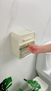 Hộp Đựng Giấy Vệ Sinh 2 Tầng Cao CấpHộp Giấy Vệ Sinh Có Kệ Để Điện Thoại Tặng Kèm 1 Miếng Dán Vuadienmay