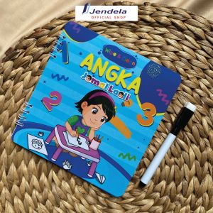Amazing Kids Smart Activity Wipe & Clean Angka Dan Alfabet Buku Tulis Hapus
