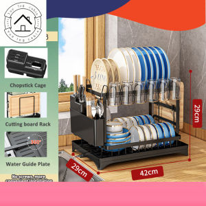 Dish Rack Multifunctional Kitchen Bowl Rack Auto Drainer Tray Dish Drying Rack Organiser Kitchen