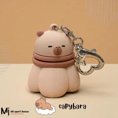 Spinning Animal Badminton Shuttlecock Keychain / Gantungan Kunci Shuttlecock Badminton Haiwan Berpusing - Gift Hadiah Cat Panda Capybara Dog
