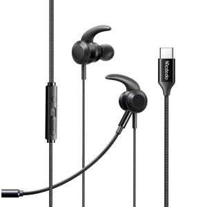 MCDODO EARPHONE DYNAMIC BASS EARPHONE WITH MIC HEADSET WITH MICROPHONE EARPHONES VOLUME CONTROL COMPATIBLE FOR IPHONE