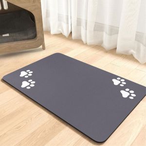 OKKFINE Absorbent Pet Feeding Pad Dirt Resistance Anti Slip Cat Dog Sleeping Mat Practical Splash-proof Pet Mats