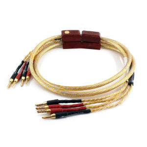 HiFi Nordost Odin สายลำโพง OFC สายลำโพงชุบเงินพร้อมปลั๊กกล้วยชุบทอง