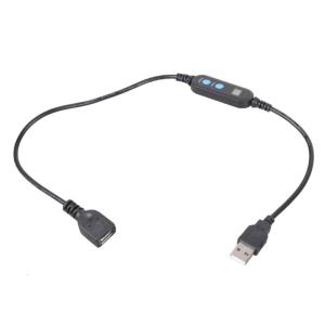 Automatic Shutdown USB Timer Wire 1 to 30 Minutes Time Presetable with Power Switching Button For LED Light Fan