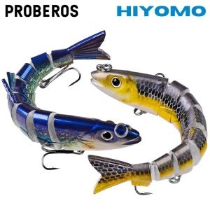 PROBEROS 1Pcs 8ส่วน Swimbaits 12.5Cm 21.5G ตกปลา Hard Lure Sinking เหยื่อ Wobblers ประดิษฐ์ปลาสำหรับตกปลาเบสชุด HS073