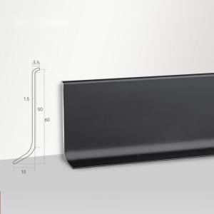 2M Panjang Lish Alumunium / Plin Skirting Board / Lis Sudut Dinding / Aksesoris Plint Lantai
