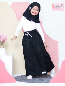 MFM Rok Celana Anak Hitam / Rok Hitam Anak / Rok Celana Anak Advanture / Rok Celana Santai / Rok Celana Outdoor dan indoor / Rok Sekolah Anak / Rok Hitam Anak