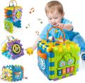 Activity Cube Baby Toys 6 to12 Months,Early Educational Music and Light Baby Toys for 6 12 18 Months,1 Year Old Baby Toys Play Center, Boys Girls Birthday Gifts for 1 2 Years Old. 