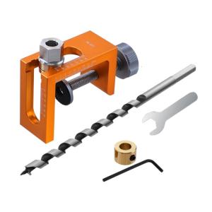 Dụng cụ hướng dẫn khoan thẳng đứng với tăng cường chống va đập và chiều sâu quy mô để gắn bản lề tủ