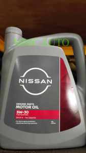 NISSAN ENGINE OIL SP/GF6 FULLY SYNTHETIC 5W30 + OIL FILTER/ MINYAK HITAM SENTRA SYLPHY LATIO ALMERA TEANA X-TRAIL