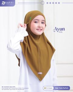 Daffi Hijab Anak Model AYUN KIDS Ory Terbaru 2023 Kekinian Jersey Premium