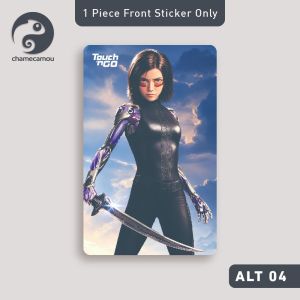 Alita - Sticker For Touch Go Card Waterproof High Quality TnG NFC eWallet Access Card Sticker Skin ALT