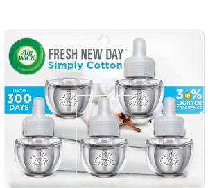 [Hàng Mỹ ] Bộ 5 Chai Tinh Dầu Thơm Phòng Air Wick (43 hương thơm đặc sắc của Mỹ)