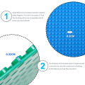 Papan Baseplate LEGO/Building Block Base Plate/Pelat Dasar Blok Bangunan Mainan 32*32 Dots. 