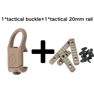 Tactical QD Buckle Sling RSA GBB Swivel Scope Mount Quick Detach Sling Mount Plate Adapter Attachment for 20mm Picatinny Rail