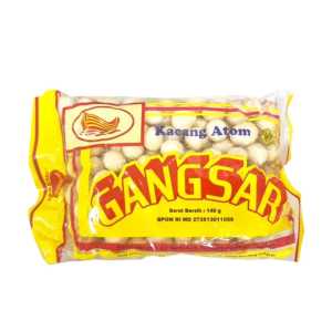 Cemilan Kacang Atom Gangsar 140gr Snack Renyah Favorit Digoreng Minyak Kelapa.