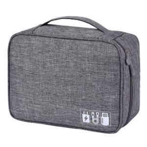 Portable Travel Electronics Storage Bag USB Data Cable Storage Bag Waterproof Digital Electronics Gadget Storage Bag