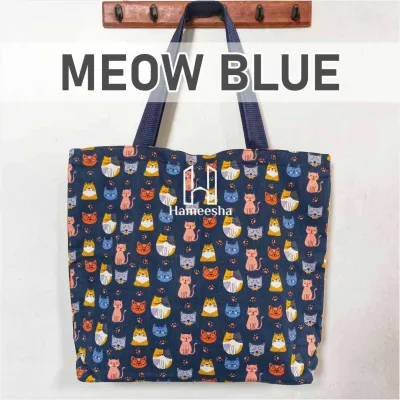Tas traveling travel ukuran jumbo sedang travel bag multifungsi baju keluarga bayi wanita berbahan kanvas motif – TBJKM TP