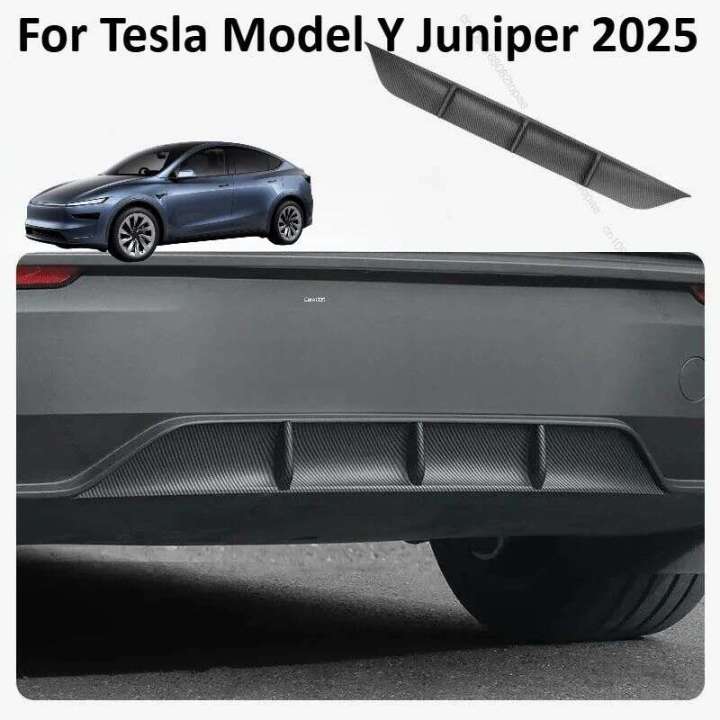 BFCC For Tesla Model Y Juniper 2025 Rear Bumper Spoiler Lip Launch ...