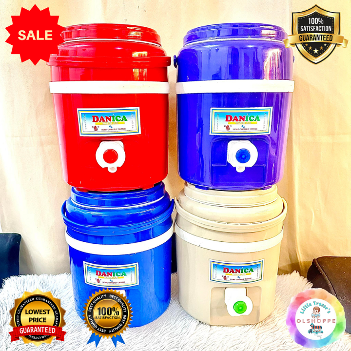 DANICA%20867%20%20"RANDOM%20COLOR"%20Insulated%203L%20Bio%20Drink%20Water%20Jug%20with%20handle,%20faucet%20and%20grip%20cover%20-%20no%20spill%20-%20Image%206