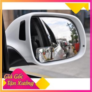 Bộ 2 gương cầu vuông xoay 360 độ cho ô tô xóa điểm mù hiệu quả