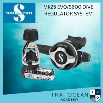 SCUBAPRO MK25 EVO BT + S620 TI + R195 Set (1stage + Reg + Oct + Gauge)