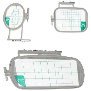 Domestic Sewing Machine Embroidery Hoop Clip on Plastic Embroidery Frame With Alignment Guide for Stitching Project