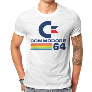 [Local Stock] HBESTY  Commodore 64 T Shirt Men Tees Summer Clothing Short Sleeve O-Neck TShirt