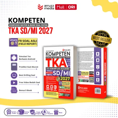 Arruzzmediastore Buku Kompeten TKA Tes Kompetensi Akademik 2026 SD MI Buku Ujian Nasional & Sekolah