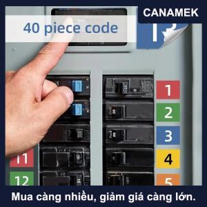 【CANAMEK】 Có thể ghi ngắt mạch nhãn dán bảng điện thẻ thiết lập cho gọn gàng tổ chức dân cư hệ thống dây điện